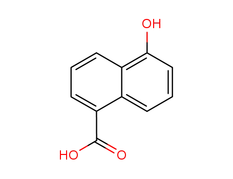 Molecular Structure of 2437-16-3 (5-hydroxy-1-naphthoic acid)