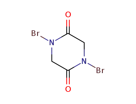 Molecular Structure of 37636-53-6 (N,N'-dibromo-2,5-piperazinedione (NBP))