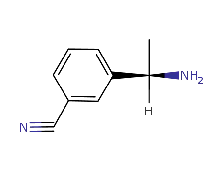Molecular Structure of 127852-31-7 ((R)-3-(1-aminoethyl)benzonitrile)