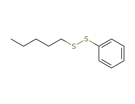 Molecular Structure of 21230-15-9 (Disulfide, pentyl phenyl)