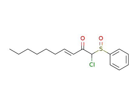 1-chloro-1-(phenylsulfinyl)dec-3-ene-2-one