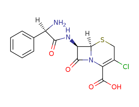 5-Thia-1-azabicyclo[4.2.0]oct-2-ene-2-carboxylicacid, 7-[[(2R)-2-amino-2-phenylacetyl]amino]-3-chloro-8-oxo-, hydrate (1:1),(6R,7R)-
