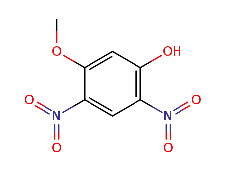 Molecular Structure of 51652-35-8 (5-METHOXY-2,4-DINITROPHENOL)
