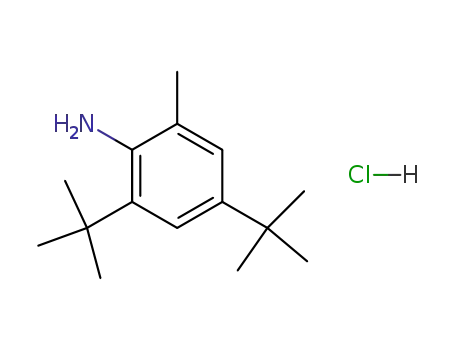 Molecular Structure of 108715-85-1 (2,4-di-tert-butyl-6-methylaniline hydrochloride)
