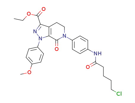 ethyl 6-(4-(5-chloropentanaMido)phenyl)-1-(4-Methoxyphenyl)-7-oxo-4,5,6,7-tetrahydro-1H-pyrazolo[3,4-c]pyridine-3-carboxylate