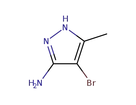 Molecular Structure of 1780-72-9 (4-Bromo-5-methyl-1H-pyrazol-3-amine)