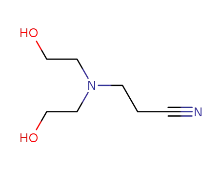 Molecular Structure of 17209-72-2 (N-(2-CYANOETHYL)DIETHANOLAMINE)