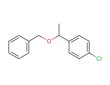 Molecular Structure of 2040-38-2 (<1-(4-Chlor-phenyl)-ethyl>-benzylether)