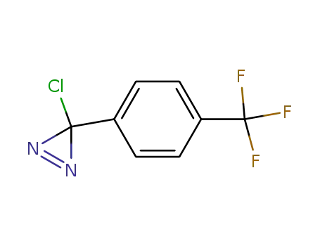 Molecular Structure of 115127-52-1 (3-Chloro-3-[4-(trifluoromethyl)phenyl]-3H-diazirine)