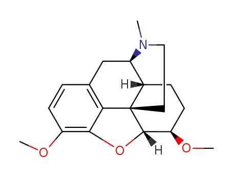 Molecular Structure of 41714-53-8 ((5alpha,6beta)-4,5-epoxy-3,6-dimethoxy-17-methylmorphinan)