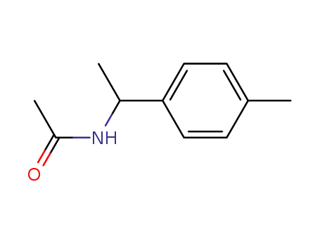Molecular Structure of 92520-13-3 (N-(1-(4-methylphenyl)ethyl)acetamide)