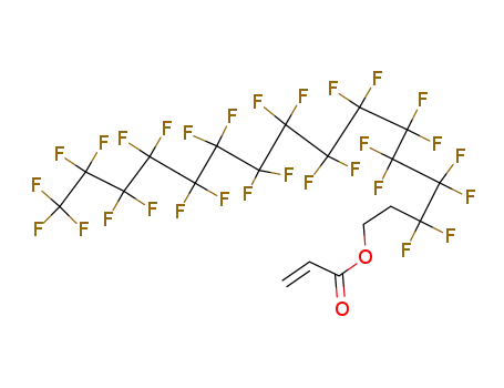 Molecular Structure of 34362-49-7 (3,3,4,4,5,5,6,6,7,7,8,8,9,9,10,10,11,11,12,12,13,13,14,14,15,15,16,16,16-nonacosafluorohexadecyl acrylate)