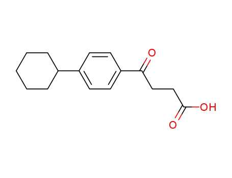 Molecular Structure of 35288-13-2 (4-cyclohexyl-gamma-oxobenzenebutyric acid)