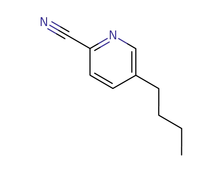Molecular Structure of 39256-40-1 (5-butylpyridine-2-carbonitrile)