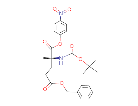 N-tert-butoxycarbonyl-D-glutamic acid α-p-nitrophenyl-γ-benzyl ester