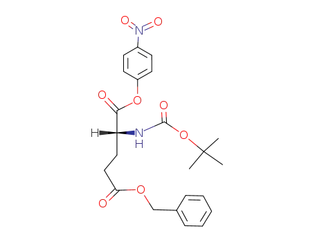N-tert-butoxycarbonyl-D-glutamic acid α-p-nitrophenyl-γ-benzyl ester