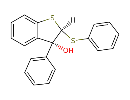 (2R,3R)-3-Phenyl-2-phenylsulfanyl-2,3-dihydro-benzo[b]thiophen-3-ol