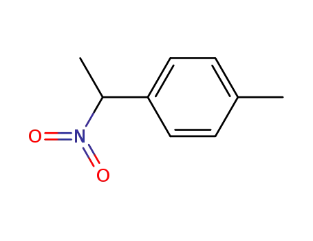 Molecular Structure of 5437-59-2 (1-methyl-4-(1-nitroethyl)benzene)