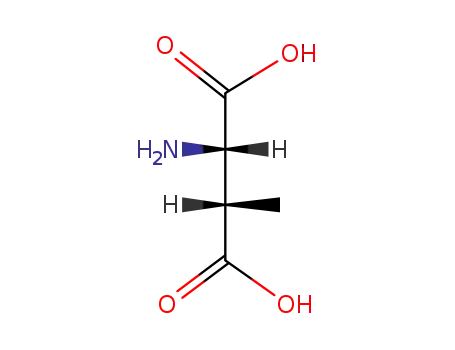 Molecular Structure of 1114-07-4 ((3S)-rel-3-Methyl-D-aspartic acid)