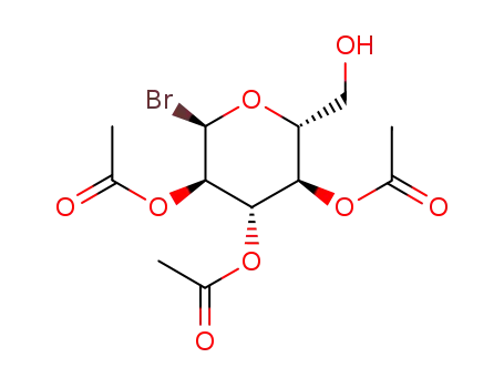 Molecular Structure of 13032-61-6 (2,3,4,6-tetra-O-acetyl-α-D-glucopyranosyl bromide)