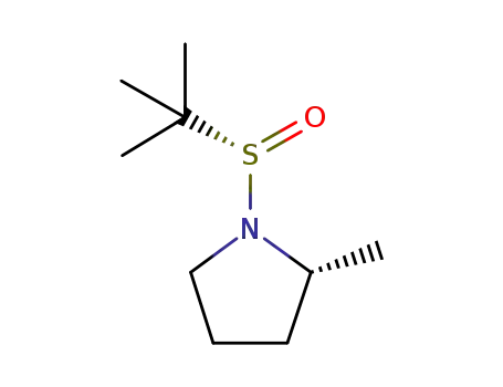 (R)-1-((S)-2-methyl-propane-2-sulfinyl)-2-methyl-pyrrolidine