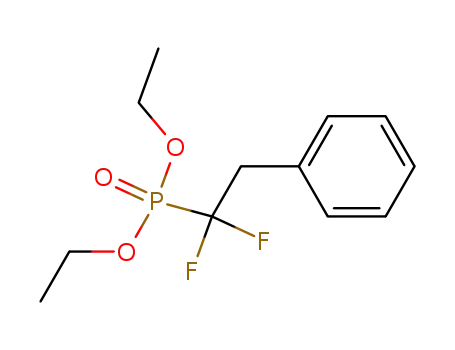 Phosphonic acid, (1,1-difluoro-2-phenylethyl)-, diethyl ester