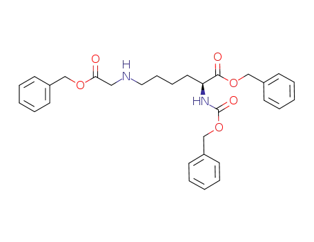 (2S)-benzyl 6-{[(benzyloxy)-2-oxoethyl]amino}-2-{[(benzyloxy)carbonyl]amino}hexanoate