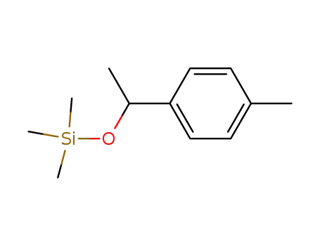 Molecular Structure of 128816-30-8 (1-(4-methylphenyl)ethyl trimethylsilyl ether)
