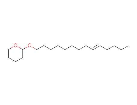Molecular Structure of 51812-91-0 (Tetrahydro-2-[(E)-9-tetradecenyloxy]-2H-pyran)