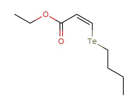 ethyl (2Z)-3-(butyltellanyl)acrylate