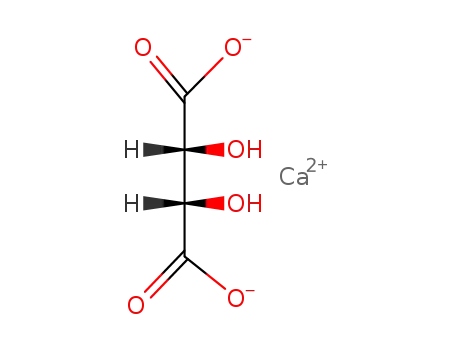 Molecular Structure of 15808-04-5 (Butanedioic acid, 2,3-dihydroxy- (2R,3R)-, calcium salt)