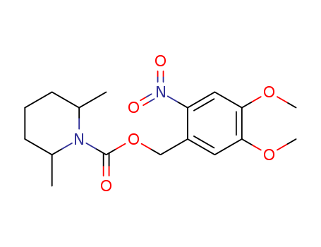 N-{[(4,5-dimethoxy-2-nitrobenzyl)oxy]carbonyl} 2,6-dimethylpiperidine