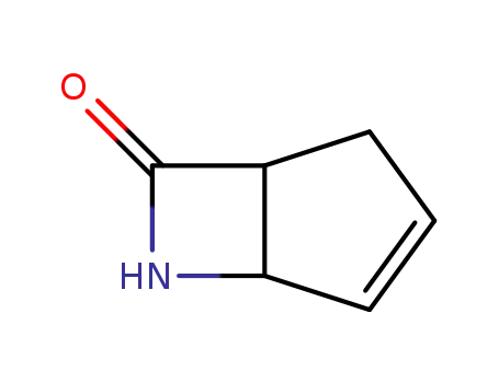 Molecular Structure of 63838-48-2 (2-azabicyclo(2.2.1)hept-5-en-3-one)