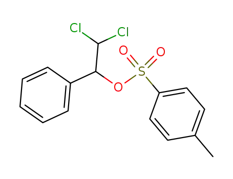 Molecular Structure of 246023-21-2 (α-(dichloromethyl)benzenemethanol 4-methylbenzenesulfonate)