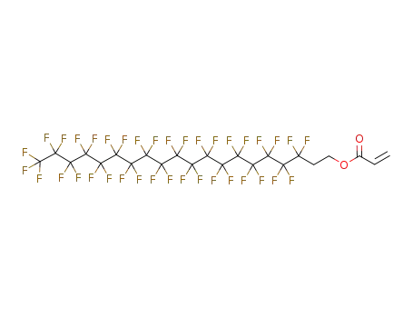 2-Propenoic acid, 3,3,4,4,5,5,6,6,7,7,8,8,9,9,10,10,11,11,12,12,13,13,14,14,15,15,16,16,17,17,18,18,19,19,20,20,20-heptatriacontafluoroeicosyl ester