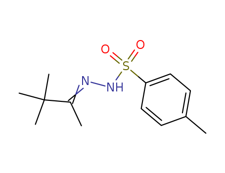 Molecular Structure of 17529-96-3 (Benzenesulfonic acid,4-methyl-, 2-(1,2,2-trimethylpropylidene)hydrazide)