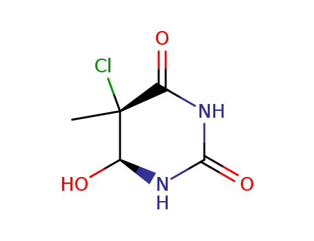 5-chloro-6-hydroxy-5,6-dihydrothymine