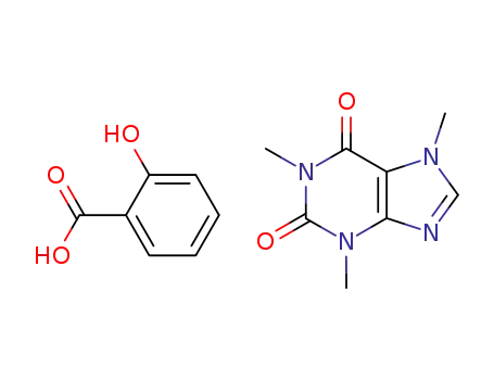 Molecular Structure of 5743-22-6 (caffeine salicylate)