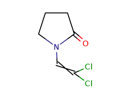 Molecular Structure of 37001-19-7 (1-(2,2-Dichloroethenyl)-2-pyrrolidone)