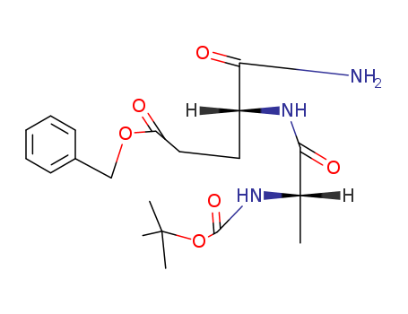 D-a-Glutamine,N-[(1,1-dimethylethoxy)carbonyl]-L-alanyl-, phenylmethyl ester