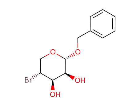 Molecular Structure of 104292-63-9 (benzyl 4-bromo-4-deoxy-α-D-lyxopyranoside)