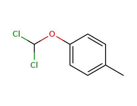 Molecular Structure of 33104-40-4 (1-Dichloromethoxy-4-methylbenzene)