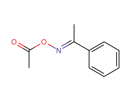 Molecular Structure of 19433-17-1 ((1E)-1-phenylethanone O-acetyloxime)