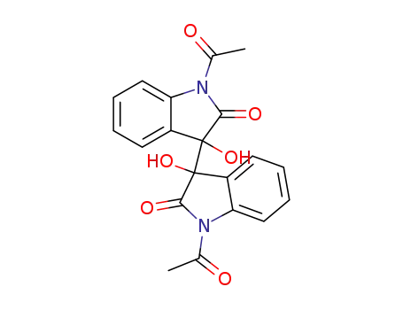 1,1'-diacetyl-3,3'-dihydroxy-1,3,1',3'-tetrahydro-[3,3']biindolyl-2,2'-dione