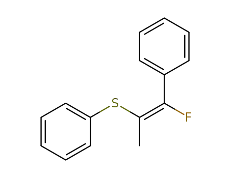 (E)-1-fluoro-1-phenyl-2-(phenylthio)propene