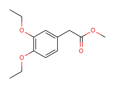 Molecular Structure of 92157-09-0 (methyl 2-(3,4-diethoxyphenyl)acetate)