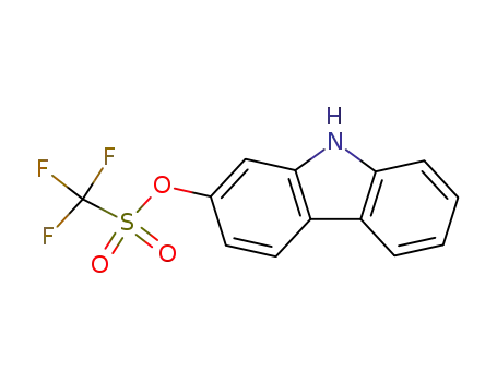 Molecular Structure of 870703-52-9 (9H-CARBAZOL-2-YL TRIFLUOROMETHANESULFON&)