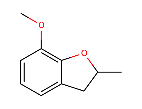 Molecular Structure of 3345-11-7 (2,3-Dihydro-7-methoxy-2-methylbenzofuran)