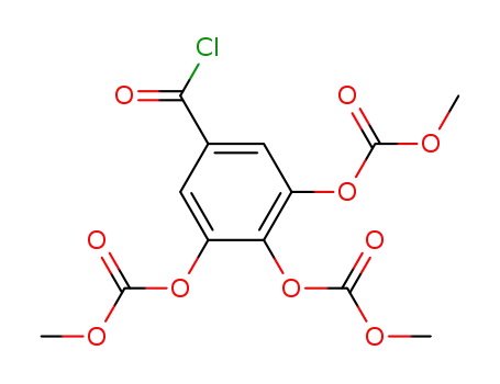 3,4,5-Trimethoxycarbonyloxybenzoylchlorid