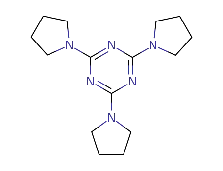 Molecular Structure of 5794-91-2 (2,4,6-tris(pyrrolidin-1-yl)-1,3,5-triazine)